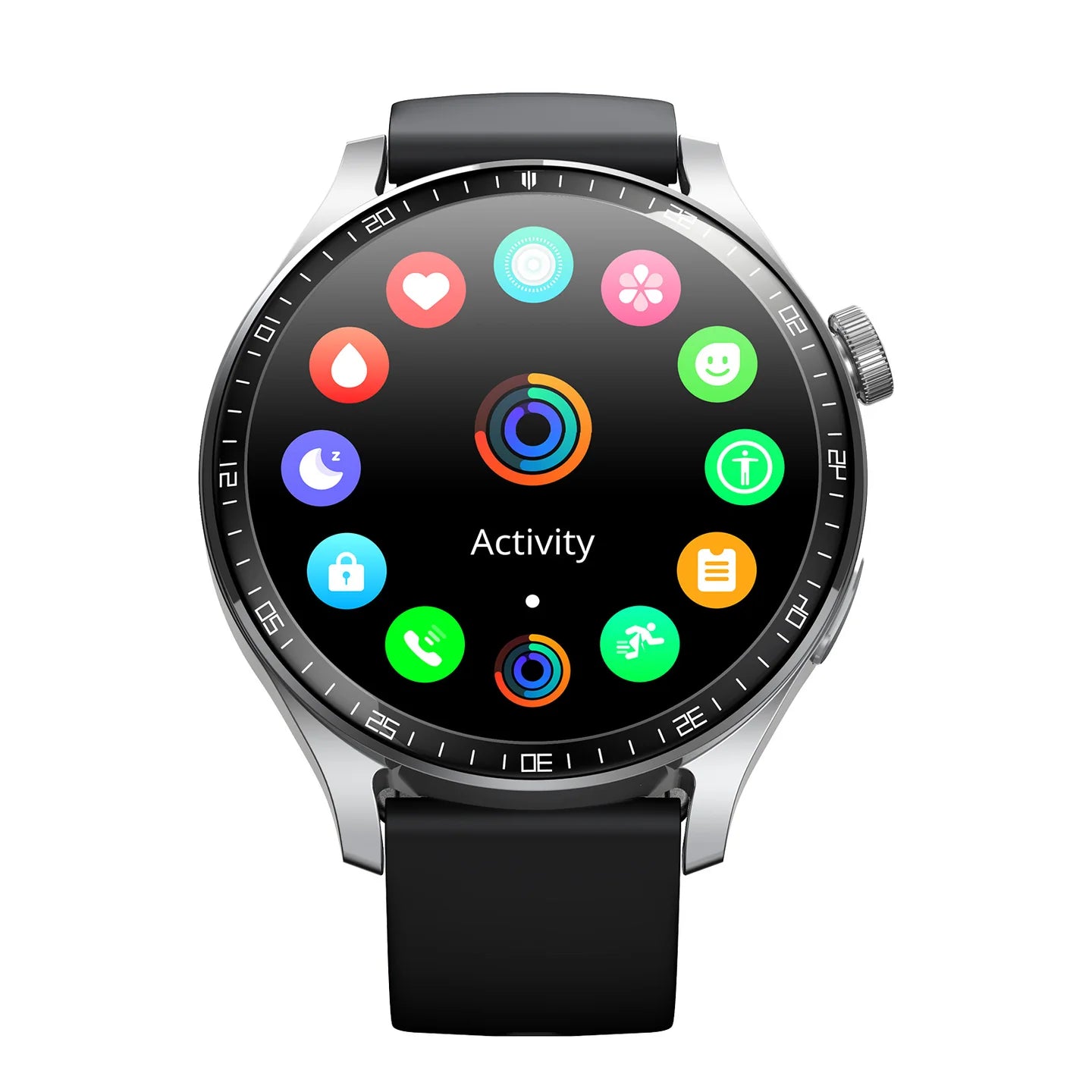 Smartwatch Joyroom Jr-fc2 Pro 1,46 Clásico Elegante Gris Espacial