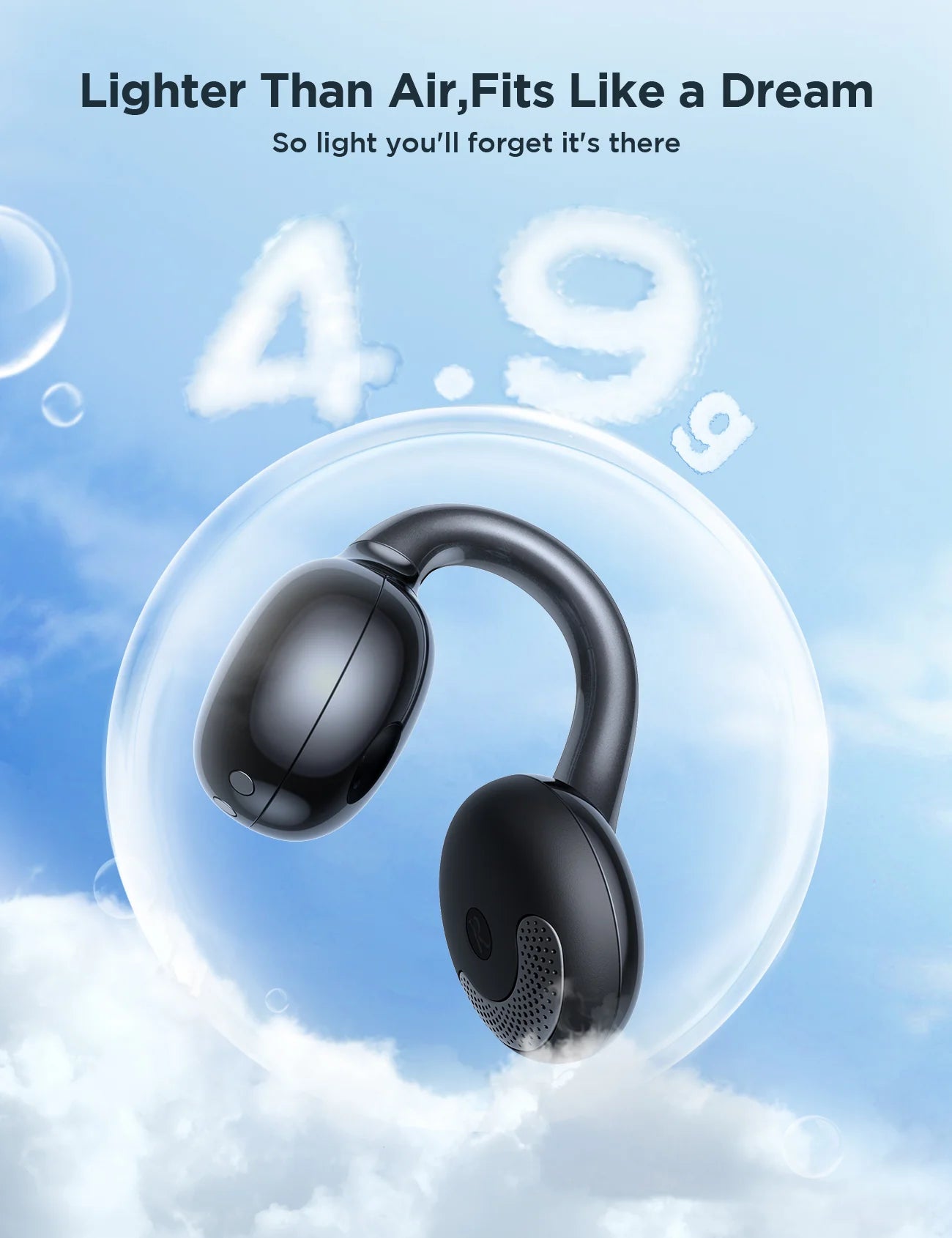 Auriculares Inalámbricos Joyroom Open-ear Openfree Oe3 Jr-oe3 Jr-oe3 Space Grey