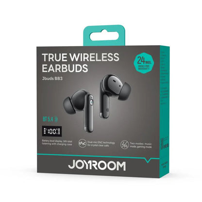Audífonos Joyroom Jbuds Jr-bb3 Earbuds Inalámbricos Black