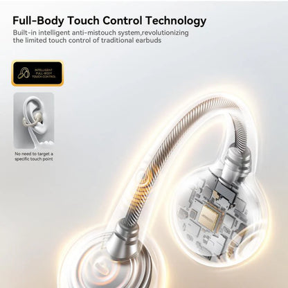 Audífonos Joyroom Jr-oe3 - Diseño Abierto Openfree Oe3 Icy Silver White